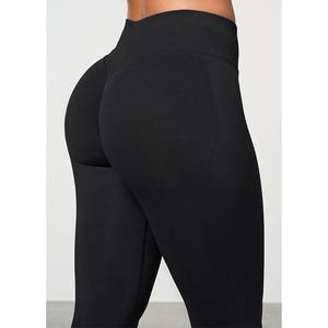 Custom Label Seamless Sports Yoga Pants Workout Butt Lift Tummy <b>Control</b> High Waist Gym Fitness Training Wear <b>Leggings</b> for Women - Product Image 5
