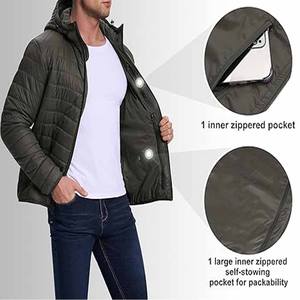 Veste bouffante de style nouveau pour l'extérieur et l'hiver avec logo personnalisé en gros LOW quantité minimale de commande prix d'usine manteau coupe-vent à bulles veste bouffante - Product Image 5