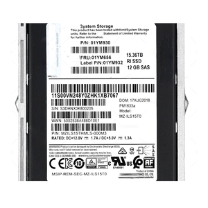 Unidad de Estado Sólido Interna de 2.5 Pulgadas, 01EJ994, 15.36TB TLC SAS 12Gbps, para Storwize V7000 Gen2 - Product Image 2
