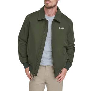 High Street Vestes pour hommes du Pakistan Vêtements pour hommes Vestes Bomber Zipper Coat Imperméable Satin Polyester Homme Veste OEM 2025 - Product Image 1