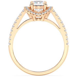 REYES GRA Certified 925 Sterling Silver 1.05Ct Moissanite Wedding Band Anillos Original 14K Gold Compromiso Promise Ring - Product Image 6