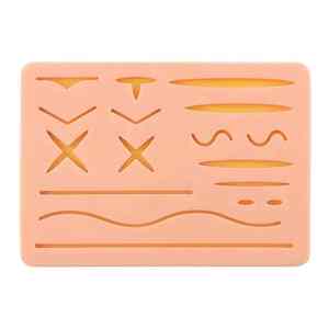 ชุดดูแลผิวมนุษย์แผ่นโฟม EVA 3ชั้นสำหรับฝึกเย็บแผลชุดเครื่องมือเย็บแผล - Product Image 1