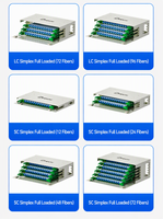 DTECH Telecom Grade 96 Core ODF SC LC Fiber Optic Distribution Frame Unit Box Desain Tarik Keluar 12 24 48 72 96 Port 3mm Tebal