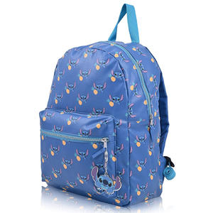 Mochila de poliéster azul unisex, cierre de cremallera impermeable con impresión de logotipo OEM personalizado, la mejor opción para niños y niñas - Product Image 5