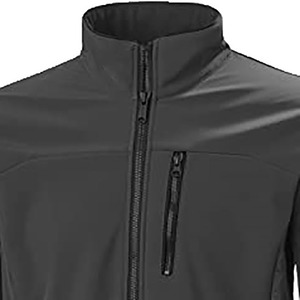 Chaqueta Softshell para hombre de poliéster de alta calidad personalizada de fabricante OEM, transpirable, impermeable, duradera para invierno, función ligera - Product Image 6