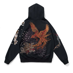 High quality anti wrinkle Men Embroidery Hoodies breathable comfortable light weight custom logo/colors Men Embroidery hoodies - Product Image 2