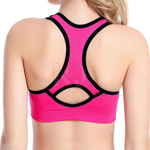 Soutien-gorge de sport léger pour femme, idéal pour le yoga, la course, la gym, le fitness, avec bretelles réglables et maille respirante sur le devant - Product Image 4