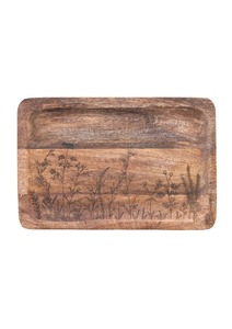 Plateau de service en bois de manguier, plateau de nourriture en MDF écologique pour un usage domestique, pour servir des aliments faizacraft - Product Image 6