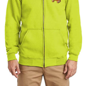 Sudaderas con capucha con cremallera de algodón 100% de alta calidad para hombres, ropa de calle personalizada, diseño de logotipo estampado transpirable para invierno, OEM al por mayor - Product Image 4