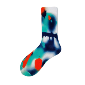 Calcetines de tripulación para hombre con calcetines en blanco impresos digitales personalizados con diseño de sublimación de su propia foto-MOQ 10 pares - Product Image 2