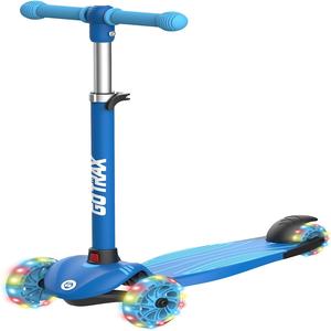 Patinete infantil KS1, ruedas con luces LED y 3 manillares de altura ajustable, plataforma antideslizante ancha y con sistema Lean-to-Steer - Product Image 1
