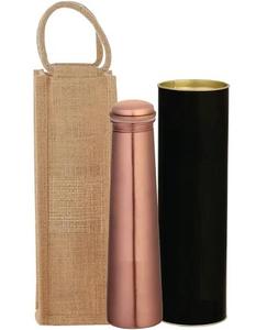 Poignée en corde Sac en jute Bouteille d'eau en cuivre avec boîte Accessoires de verres très remarquables disponibles avec un super design à vendre - Product Image 1