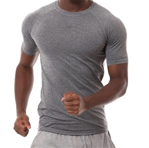 T-shirts décontractés personnalisés de haute qualité pour hommes Style de mode de vêtements de sport avec impression numérique tissée en spandex/coton avec logo - Product Image 2