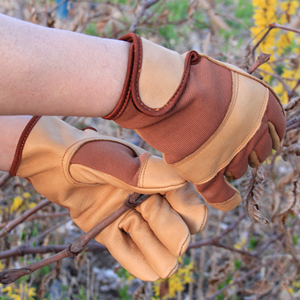 Guantes de Jardinería de Cuero para Hombre de Primera Calidad OEM, Guantes de Trabajo de Piel de Vaca Suave, Resistentes al Agua, Cómodos - Product Image 2