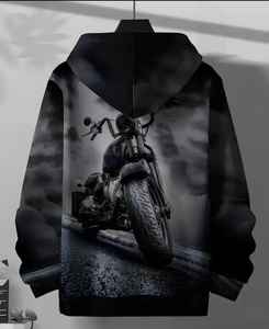 Sudadera con Capucha Premium para Hombre, Ultra Cómoda, 100% Algodón, Bordada, con Cuentas, Teñida, con Impresión Digital Personalizada - Product Image 4