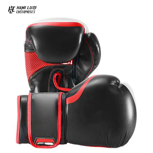 Gants de boxe personnalisés en gros de haute qualité 2024 gants d'entraînement de 6oz à 16oz en cuir PU pour une utilisation sportive - Product Image 4