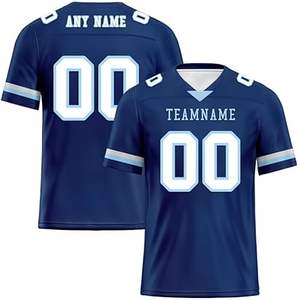 Camiseta de fútbol personalizada de alta calidad, uniforme de equipo personalizado con logotipo de número de nombre para Club, evento escolar, suministro OEM - Product Image 1