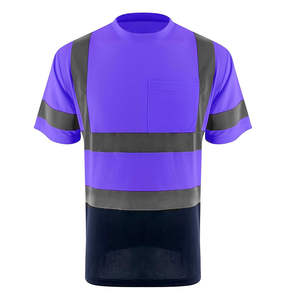 T-shirt de travail haute visibilité avec bande réfléchissante pour la construction, l'usine et l'industrie - Product Image 1