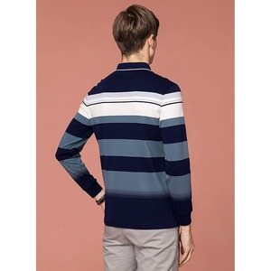 Polo de algodón de LICRA para hombre, camiseta de manga larga con diseño de logotipo personalizado, de la mejor calidad - Product Image 2