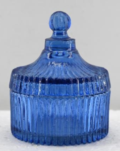 Recipientes Cilíndricos de Vidrio Tintado para Velas con Tapas, Resistentes al Calor y Ecológicos para Decoración de Cumpleaños, Navidad y Cenas - Product Image 2