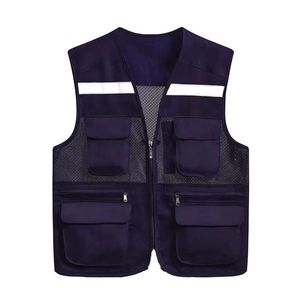Chalecos de seguridad de construcción de malla multicolor Hi Vis Visibilidad personalizada Múltiples bolsillos Chaleco de trabajo de seguridad reflectante colorido - Product Image 1