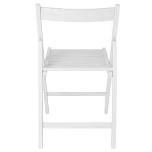 WELL HOME Set di 4 Sedie da Giardino BAS Bianche, Dimensioni 43x47x79cm - Product Image 5