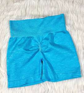 Pantalones cortos transpirables de secado rápido para gimnasio y Fitness para mujer, pantalones cortos de Yoga sin costuras de cintura baja elástica alta para mujer - Product Image 4