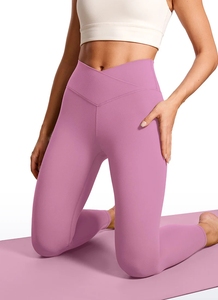 Leggings de sport sexy de haute qualité à taille haute sans couture pour femmes mûres, leggings de yoga à taille élastique en V - Product Image 4