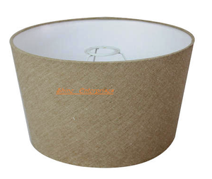 Abat-jour empire de haute qualité en coton imprimé abat-jour conique en lin pour hôtel et lampe de chevet - Product Image 4