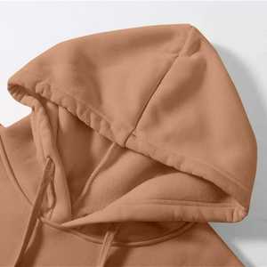 Conjunto Deportivo de Invierno para Mujer, 2 Piezas, Sudadera con Capucha y Pantalones de Felpa de Algodón, Ligero, Informal, de Manga Larga con Cordón - Product Image 3