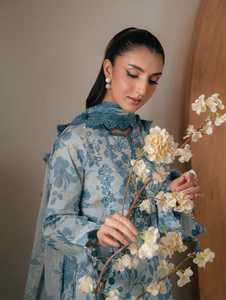 Super Hit Collection Heavy Pure Lawn traje paquistaní para mujer vestido bordado hasta la rodilla con Duppata estampado para mujer - Product Image 2