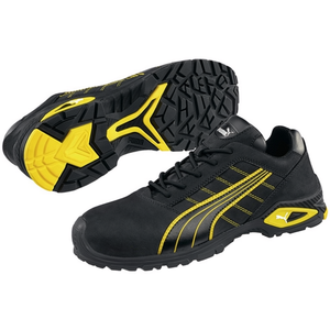 Zapatos de Seguridad de Cuero PUMA Talla 41 W.11 Negro/Amarillo S3L FO SR 20345:2022 - Product Image 2