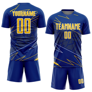 ชุดเสื้อฟุตบอลแบบกำหนดเอง ชุดซับลิเมชั่น เสื้อฟุตบอลแขนสั้นสำหรับทุกเพศ ชุดทีม 100% โพลีเอสเตอร์ แห้งเร็ว ป้องกันแบคทีเรีย - Product Image 1