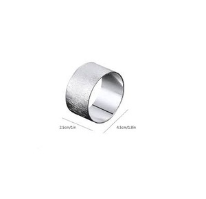 Anneau de serviette en métal pour la maison, la fête, la table, utilisation moderne, porte-anneau de serviette en acier pour la vente la plus chaude, produit solide - Product Image 5
