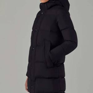 Gran oferta, nueva moda, abrigo largo de otoño para mujer, chaqueta acolchada con capucha de algodón, ropa de calle, cinturón impermeable a prueba de viento, manga larga - Product Image 2