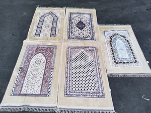 Tapis de prière Raschel en velours doux, <span class=keywords><strong>Sajada</strong></span> musulmane pour le marché du Moyen-Orient - Product Image 4