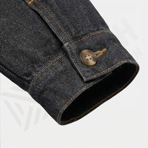 Veste en jean de haute qualité OEM personnalisée, style streetwear vintage, veste en jean pour hommes et femmes, technique de lavage, automne-hiver - Product Image 6