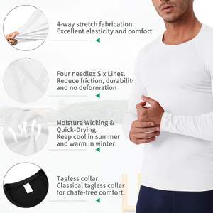 Chemises de compression en satin pour hommes, nouvelle mode, respirantes, écologiques, impression personnalisée, logo personnalisé, grandes tailles, grandes tailles - Product Image 6