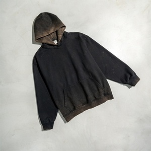 Fabricante personalizado 400 gramos mezclas de algodón de talla grande ropa de calle para Hombre Sudaderas Boxy Fit y estilos de Sudadera con capucha de gran tamaño - Product Image 3