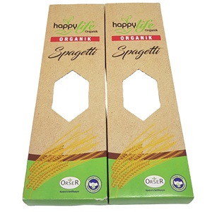 Boîtes d'emballage alimentaire personnalisées avec fenêtre, pliage, gaufrage, revêtement UV et laminage mat, carton ivoire recyclable - Product Image 3