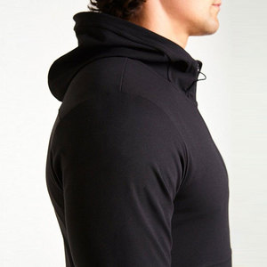 Sweat-shirts d'hiver unisexes 100% coton épais à carreaux, coupe régulière, imperméables, respirants, 420g, logo personnalisé, vente en gros - Product Image 4