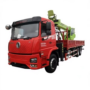 Camion grue Dongfeng 6x4 de 12 tonnes avec flèche télescopique, grue de levage de marchandises hydraulique, transmission manuelle diesel - Product Image 2