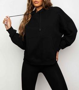 Ensemble de survêtement en polaire, sweat à capuche et pantalon de jogging doux et brossé, vêtements de détente confortables pour l'hiver, vêtements de sport décontractés - Product Image 2