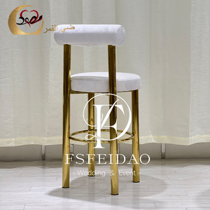 Modern Nordic Metal Luxury Gold Stainless Steel Durable Bar <b>Stool</b> for Home Bar <b>Dining</b> & Outdoor Use Commercial Grade - Product Image 4