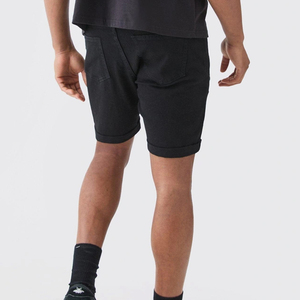 Classic And Relaxed Fit Button Closure Casual <b>Men</b> <b>Skinny</b> Stretch Ripped Denim <b>Shorts</b> Casual Wear Comfortable Fit And Breathable - Product Image 6