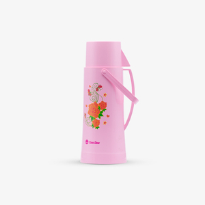 Thermos classique de 1 litre avec insert en verre de qualité supérieure, boîtier en plastique durable et bouchon à ouverture facile pour un usage quotidien - Product Image 4