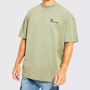 T-shirt surdimensionné 100% coton pour hommes, tenue décontracté de qualité supérieure, respirant et confortable, nouvel arrivage - Product Image 1