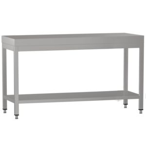 โต๊ะกลางสแตนเลสเชิงพาณิชย์ ECO - 1800x600 มม. - พร้อมชั้นวางด้านล่าง - Product Image 5