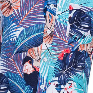 FANTASY WEAR OEM Chemise florale à manches longues en coton et soie brodée de fleurs, personnalisable avec design et logo sur mesure - Product Image 5