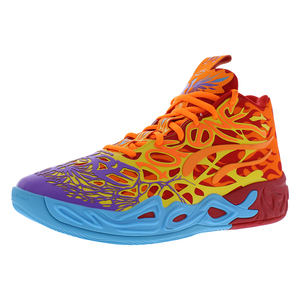 Zapatos Puma MB.04 Phoenix para Hombre, Color: Rojo/Brillo Naranja/Naranja Fluorescente, Morado Brillante, 100% Auténticos - Product Image 3